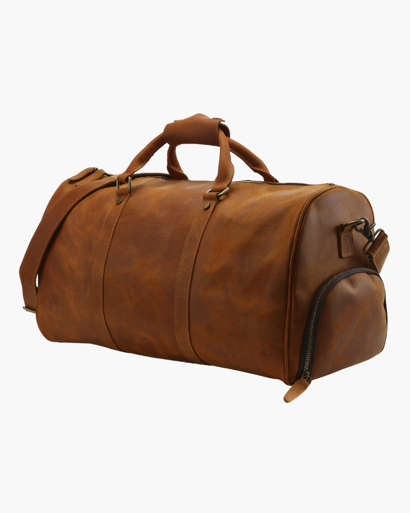 Montague Lær Duffle