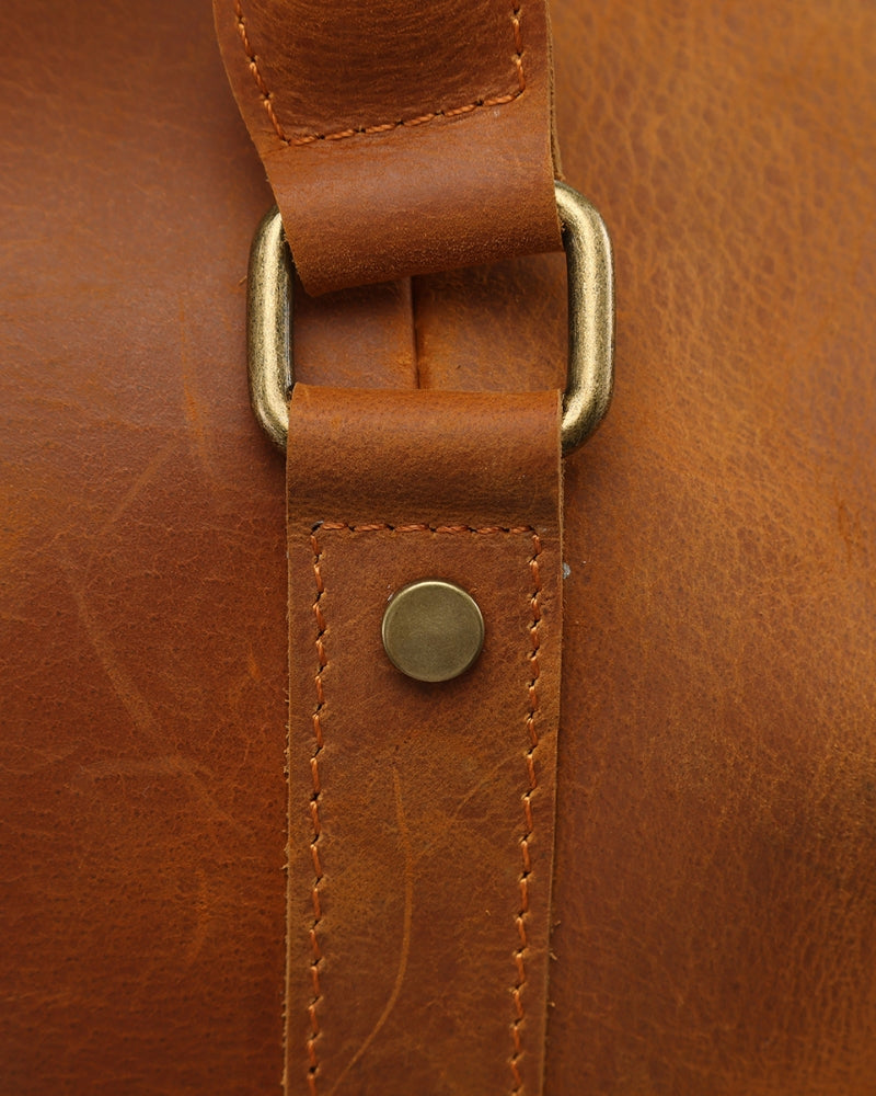 Montague Lær Duffle