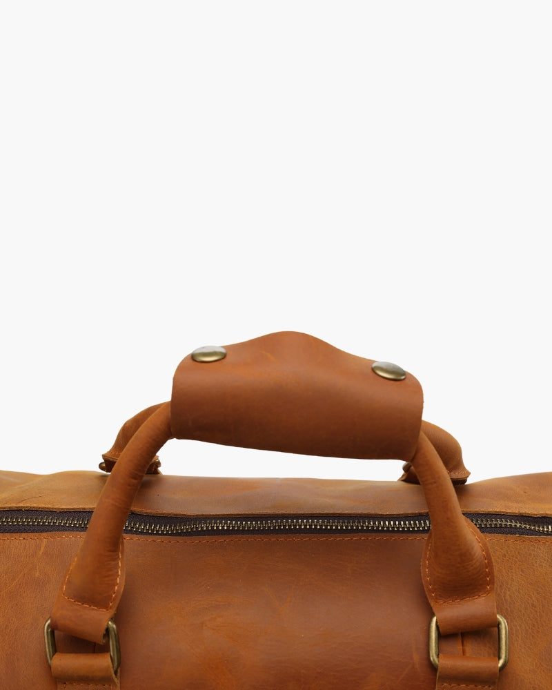 Montague Lær Duffle