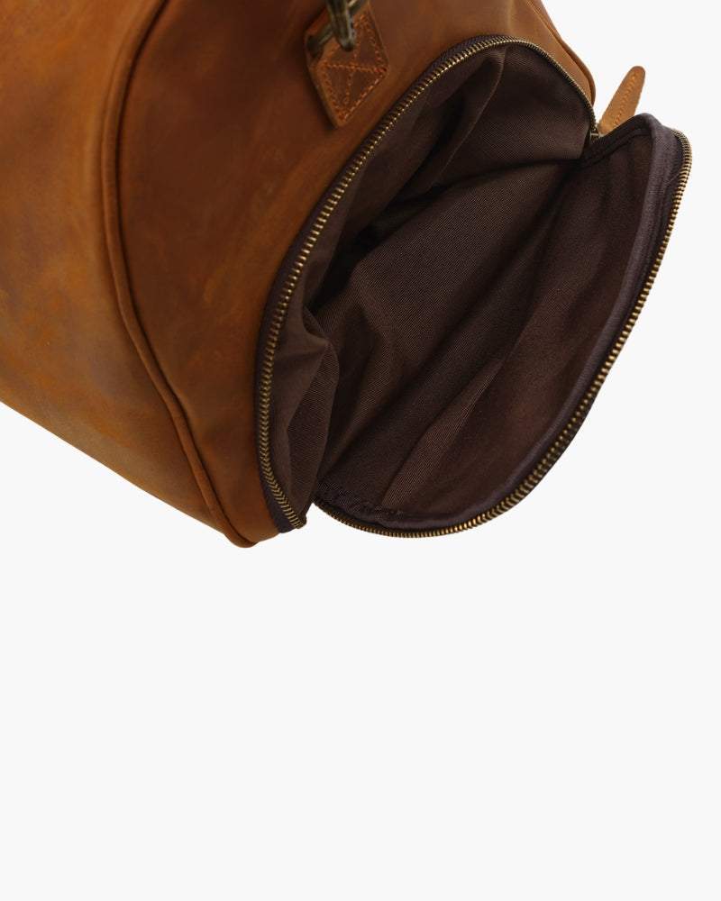 Montague Lær Duffle