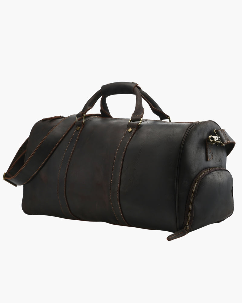 Montague Lær Duffle