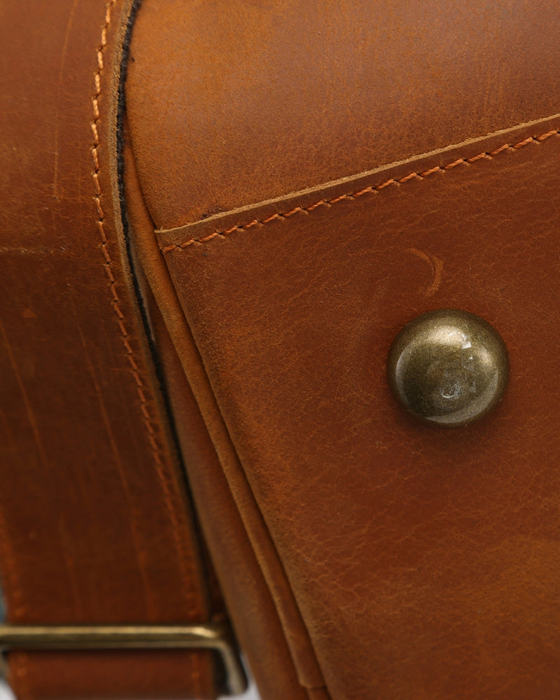 Montague Lær Duffle