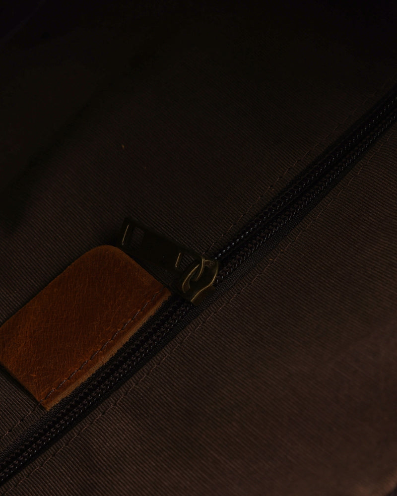 Montague Lær Duffle