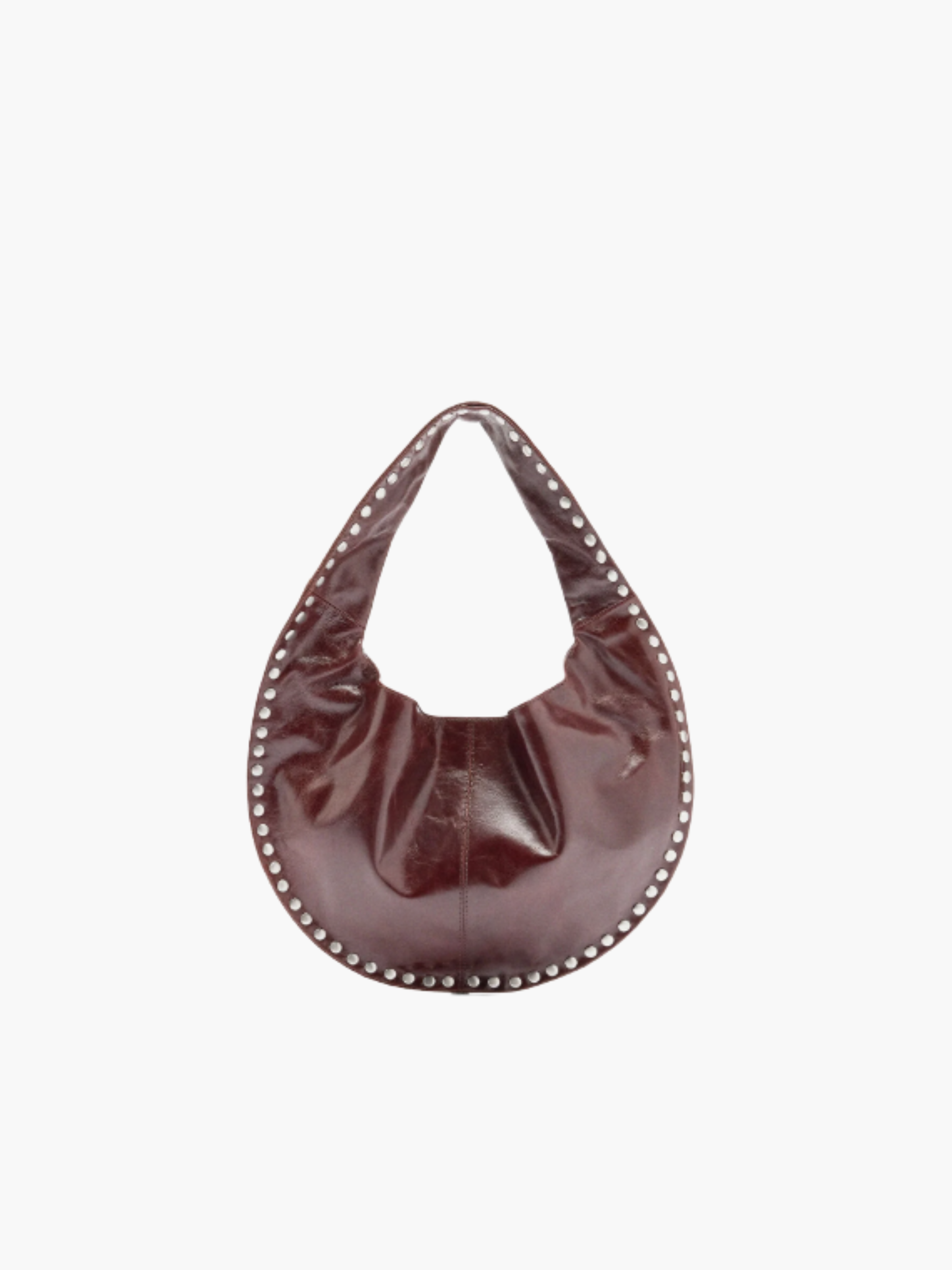 Ember Spiked Skinn Hobo Bag