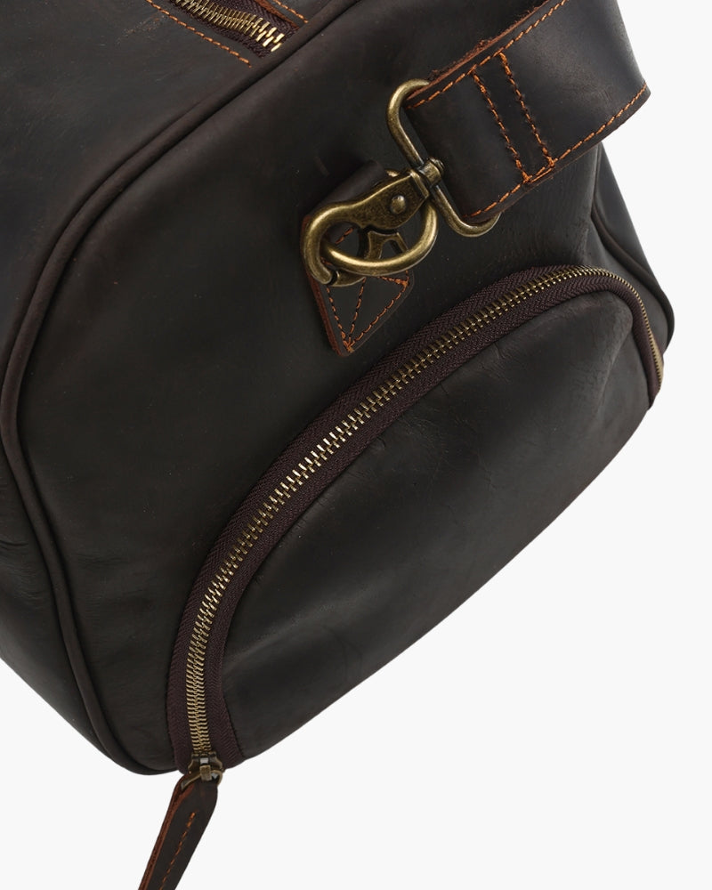 Montague Lær Duffle