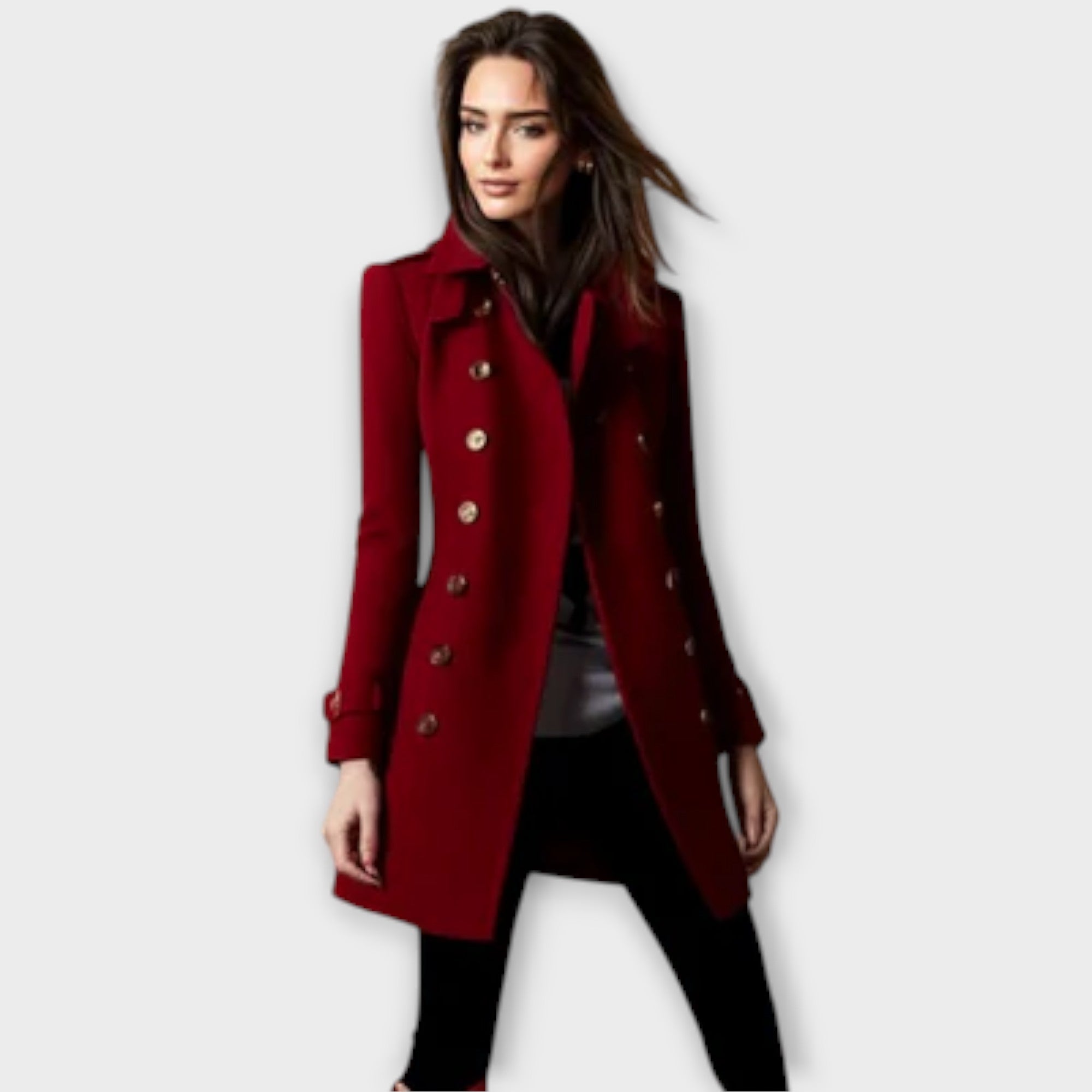 Linda - Dobbeltradet Trench Coat