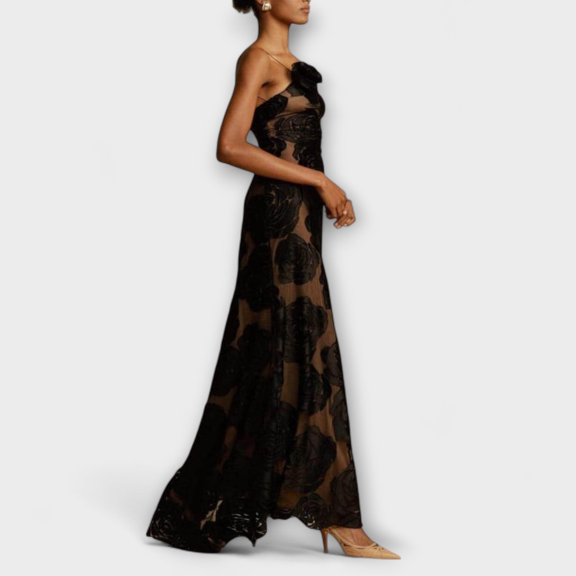 Sara - Blomstre Maxi Kjole