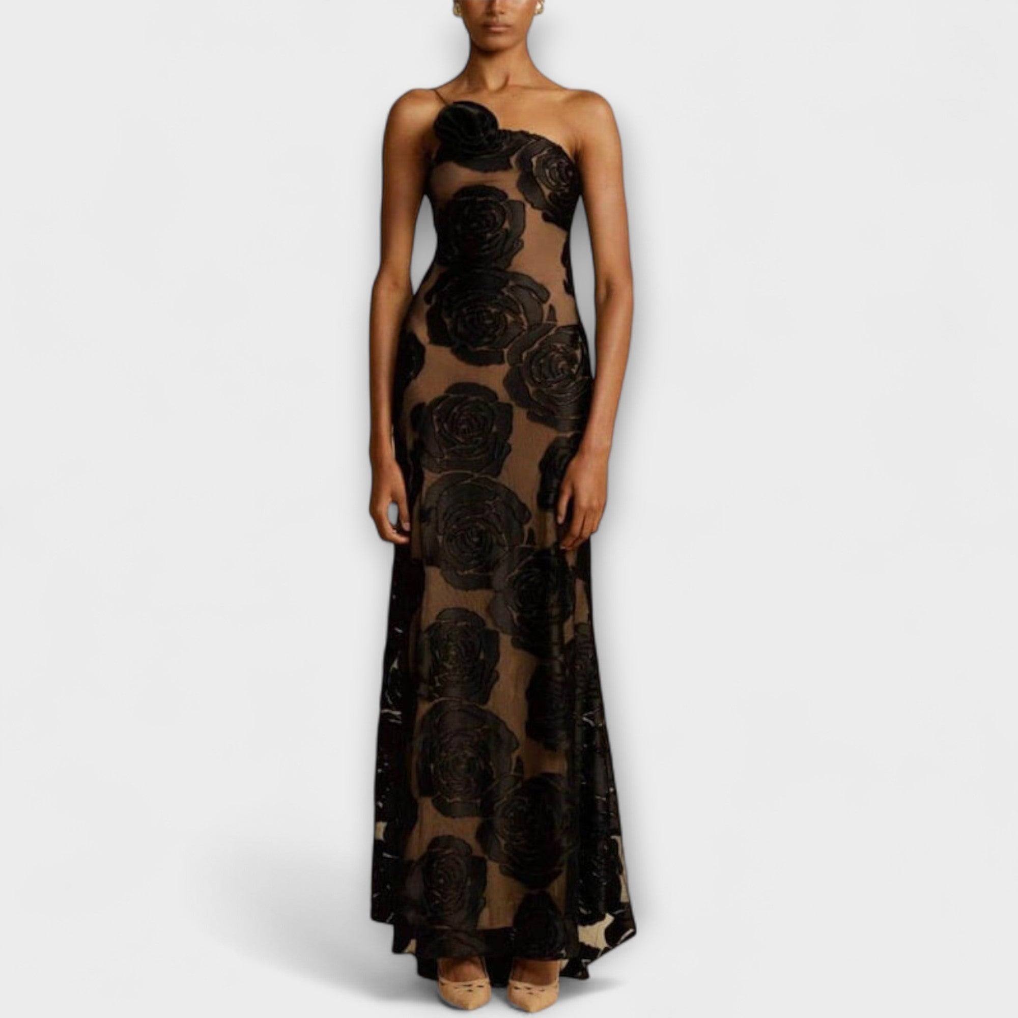 Sara - Blomstre Maxi Kjole