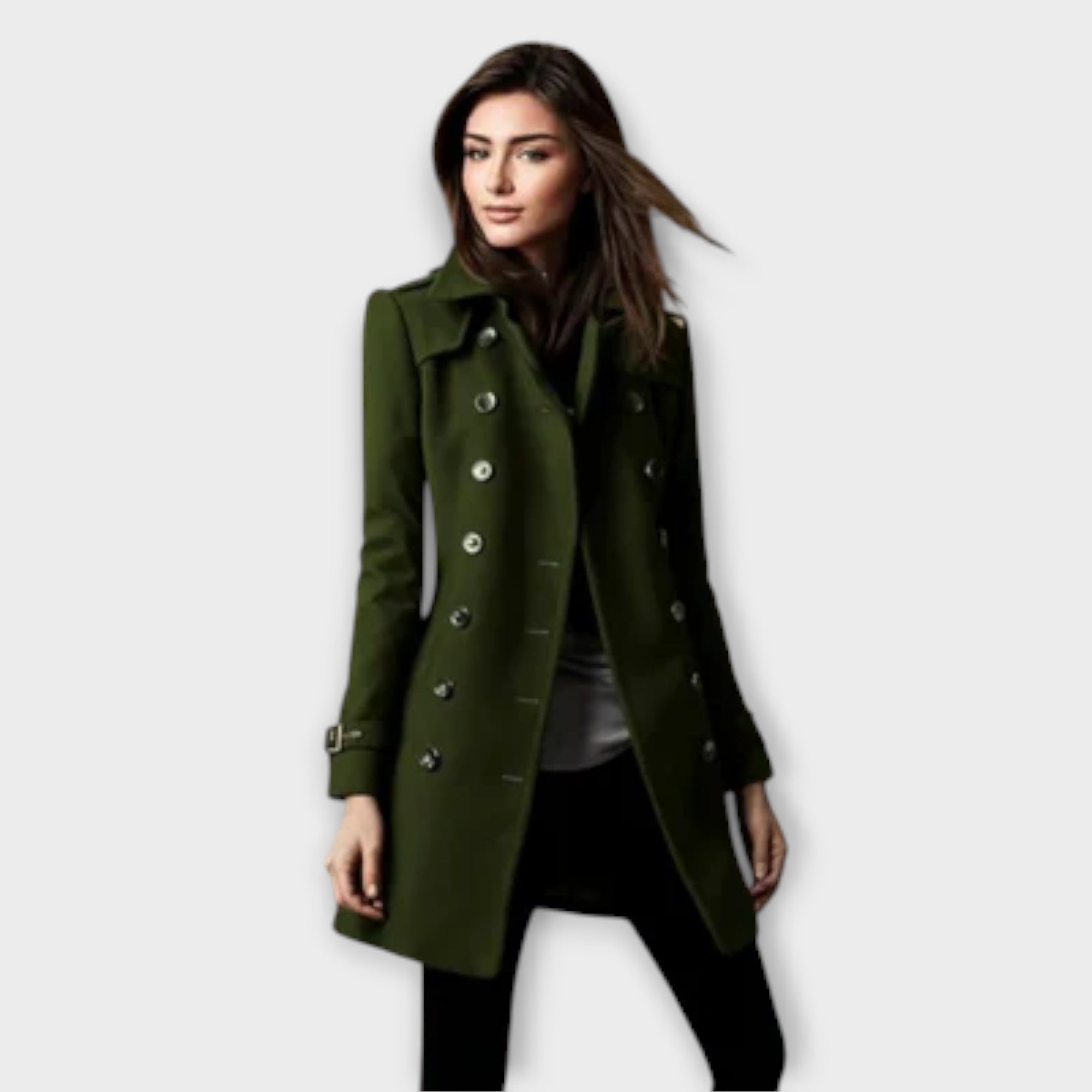 Linda - Dobbeltradet Trench Coat