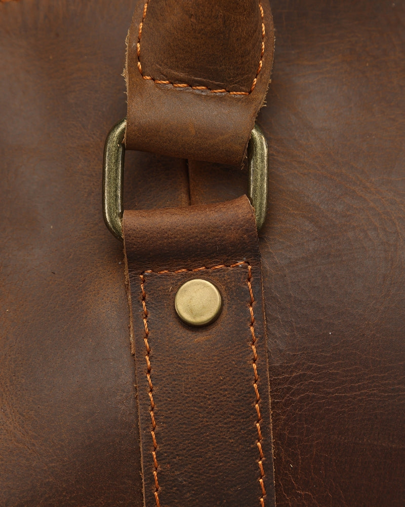 Montague Lær Duffle