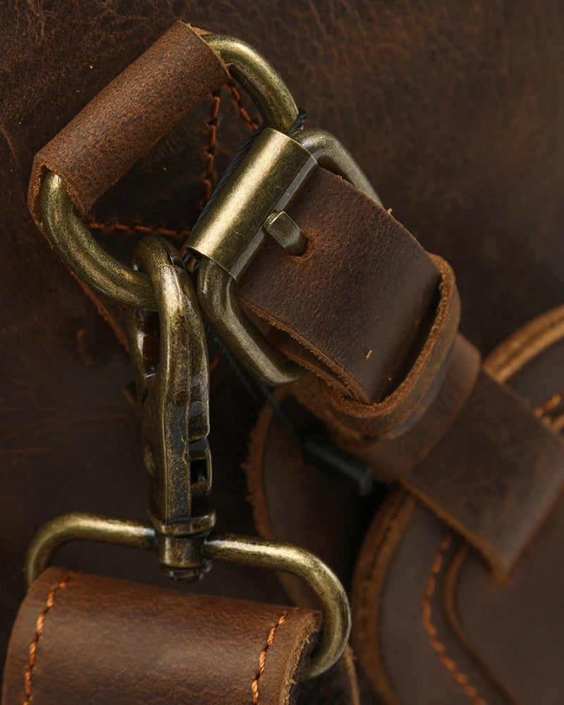 Montague Lær Duffle