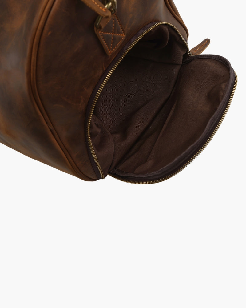 Montague Lær Duffle