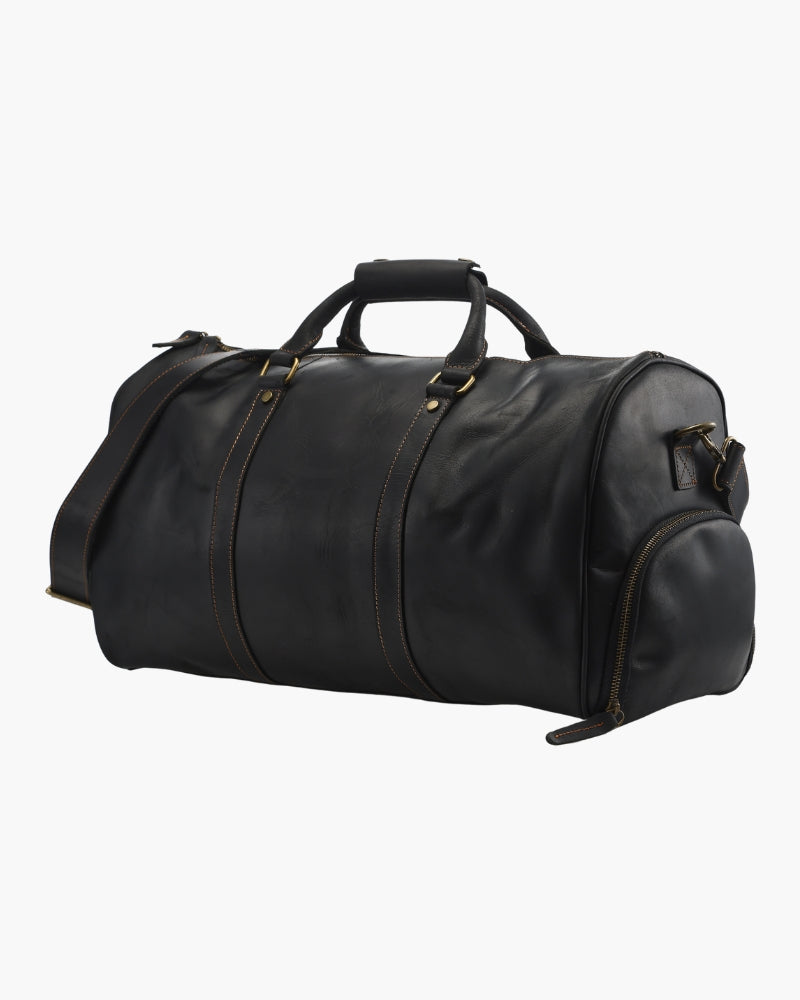Montague Lær Duffle
