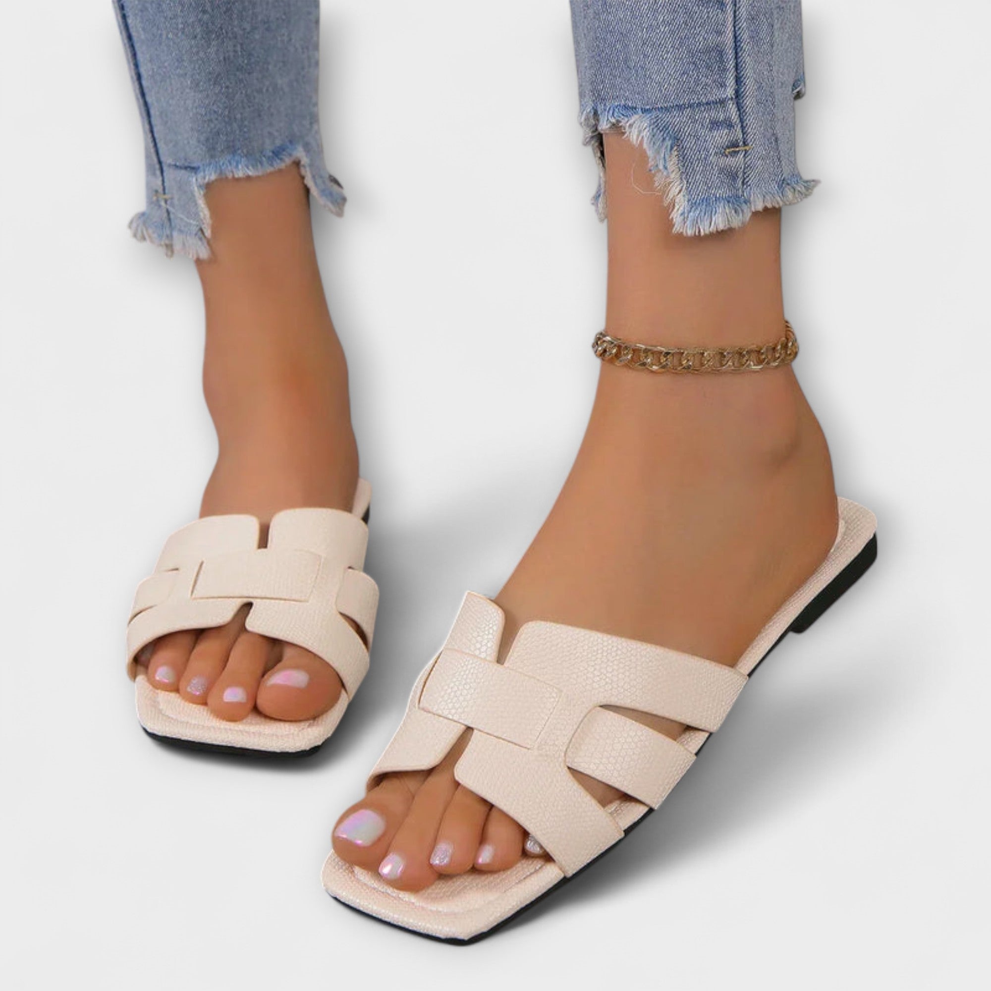 Diva - Flate Sandaler for Kvinner