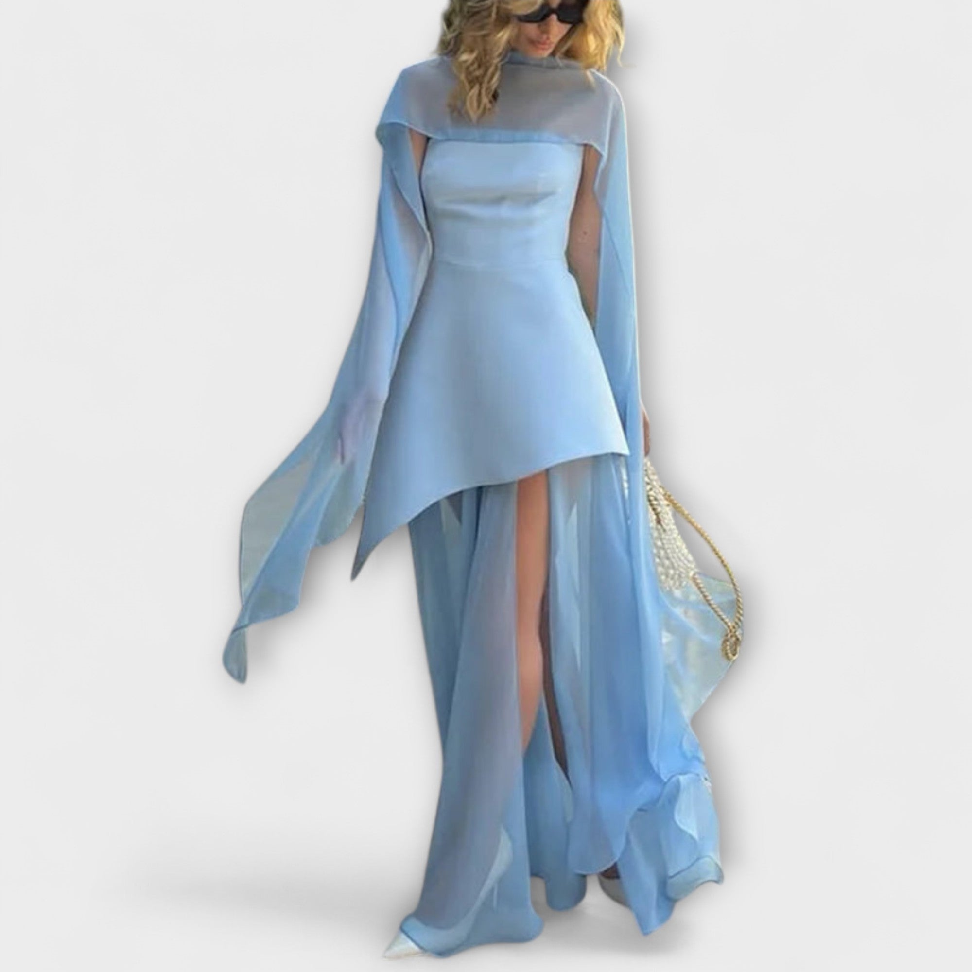 Goldie - Maxi Kjole Laget av Chiffon