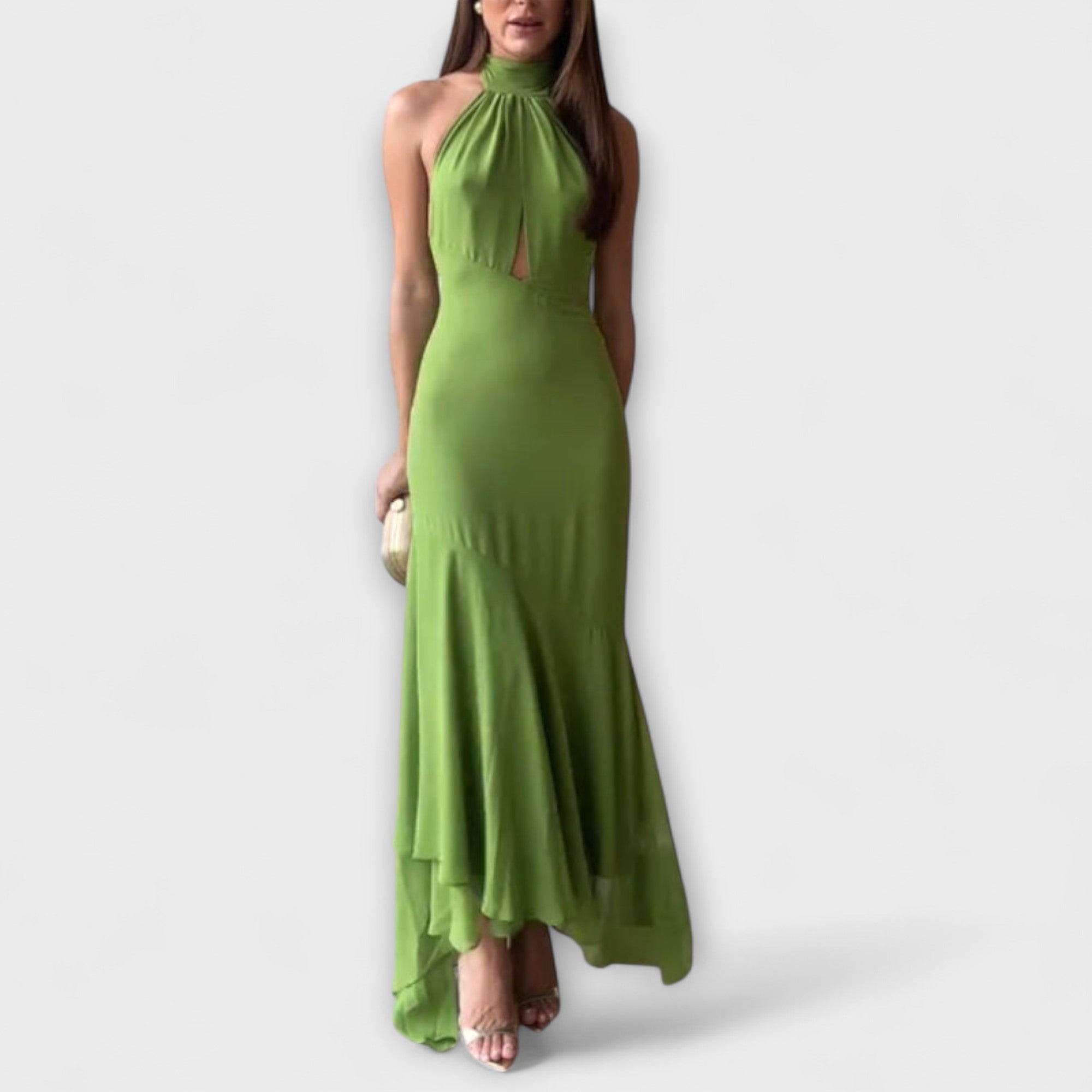 Elodie - Chic Asymmetrisk Maxikjole