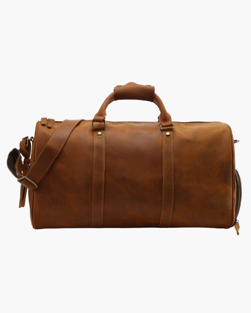 Montague Lær Duffle