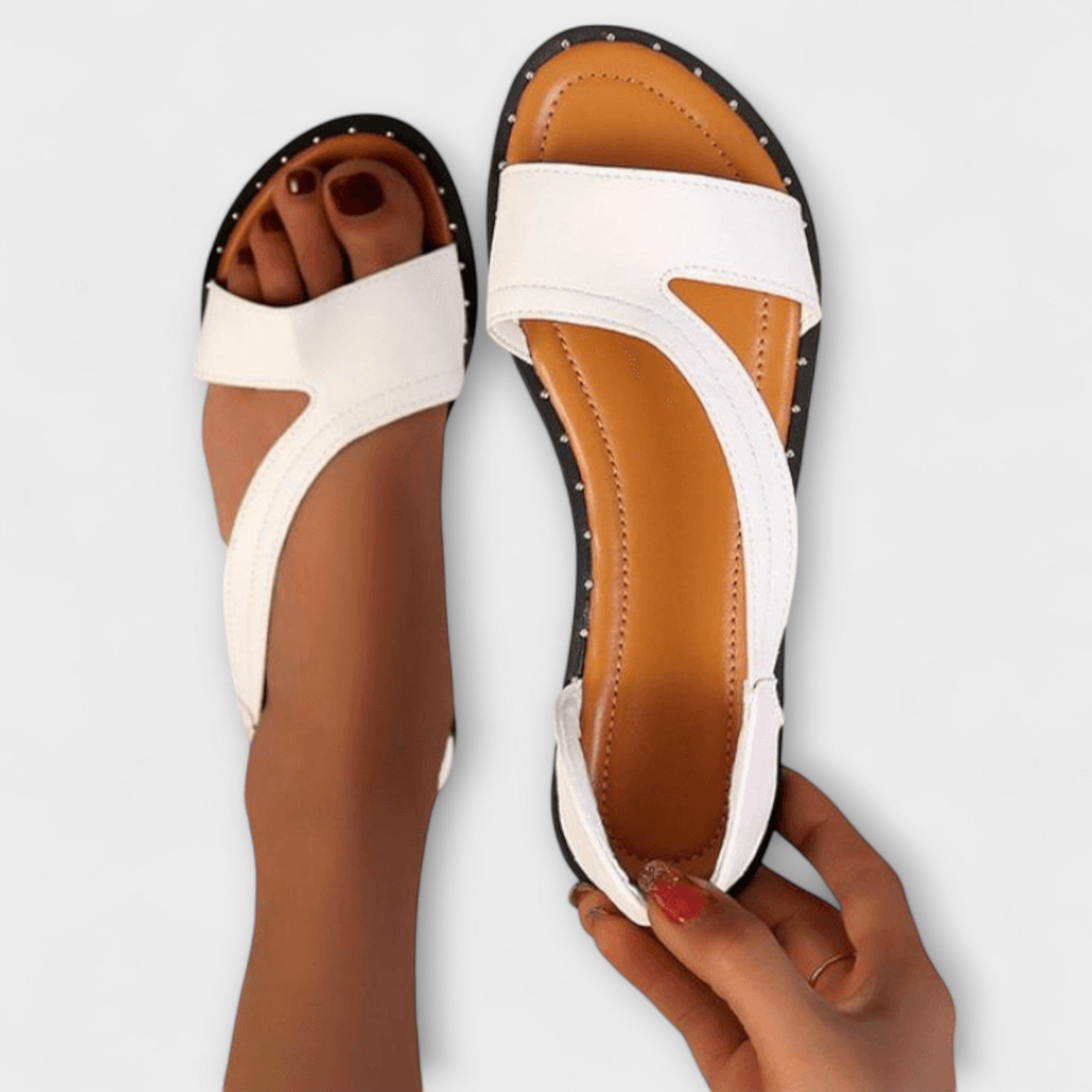 Dorothy - Moderne sandaler med myk gummisåle