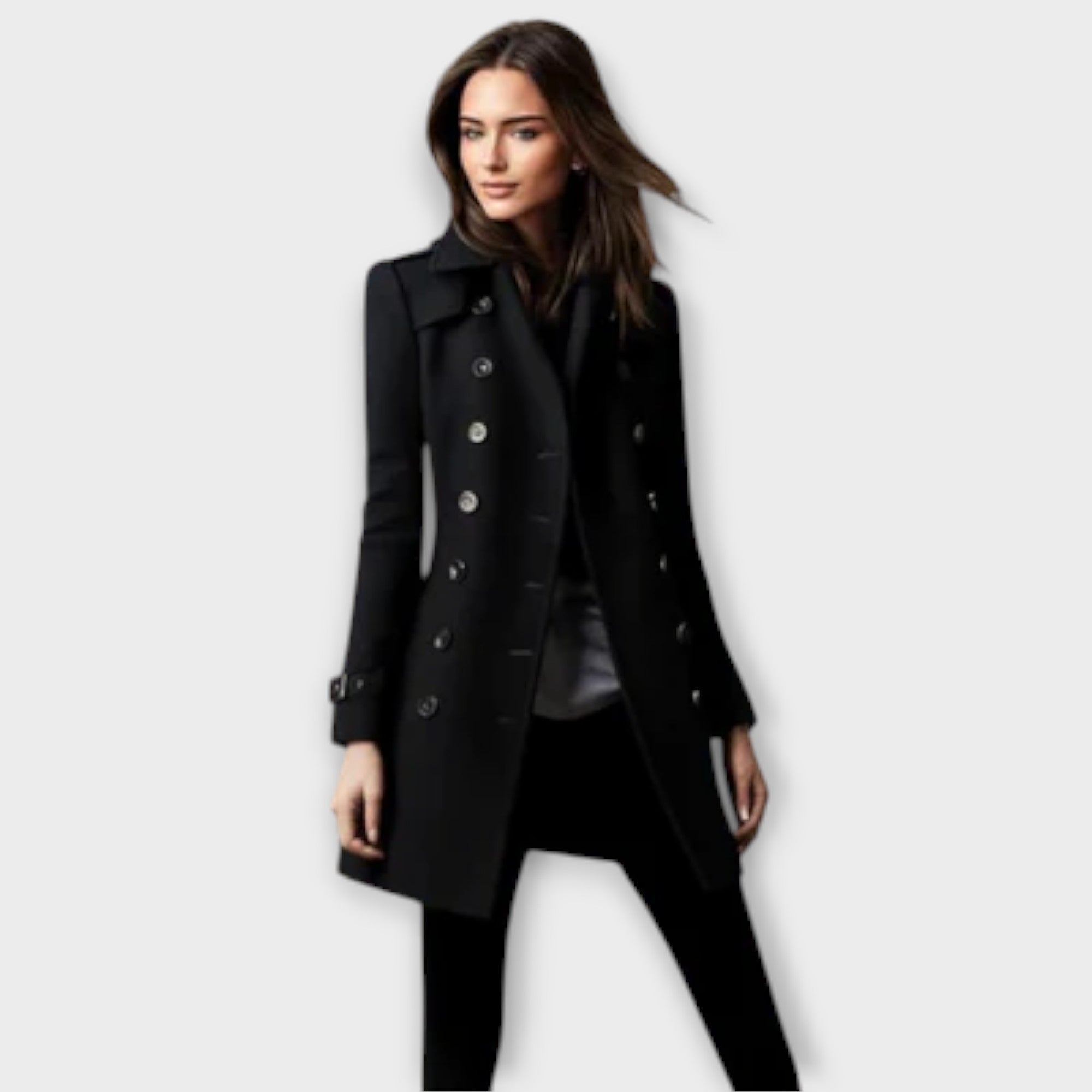 Linda - Dobbeltradet Trench Coat