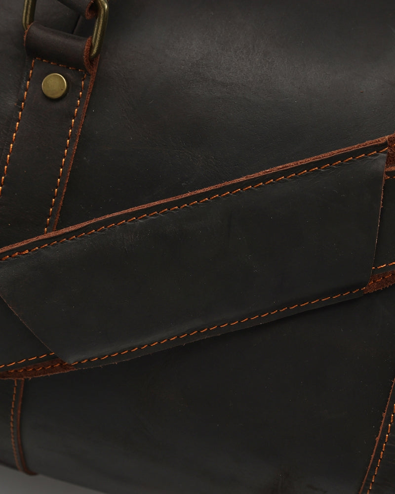 Montague Lær Duffle