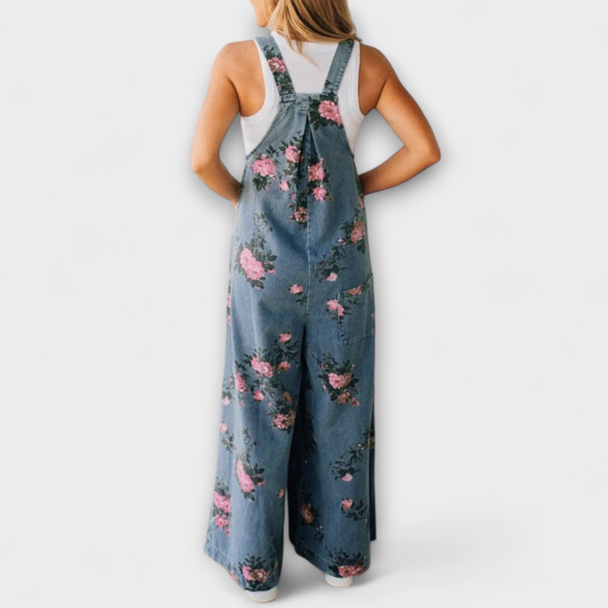 Mirona - Avslappet Passform Denim Overalls