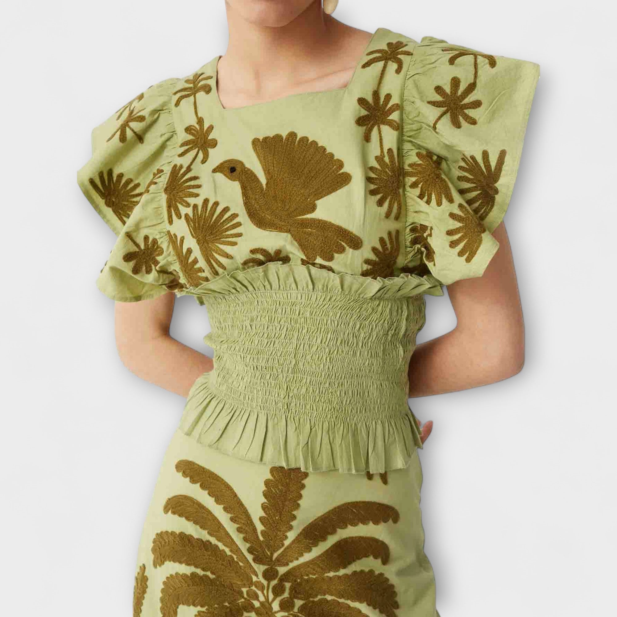 Amy - Chic Palmetre Kjole