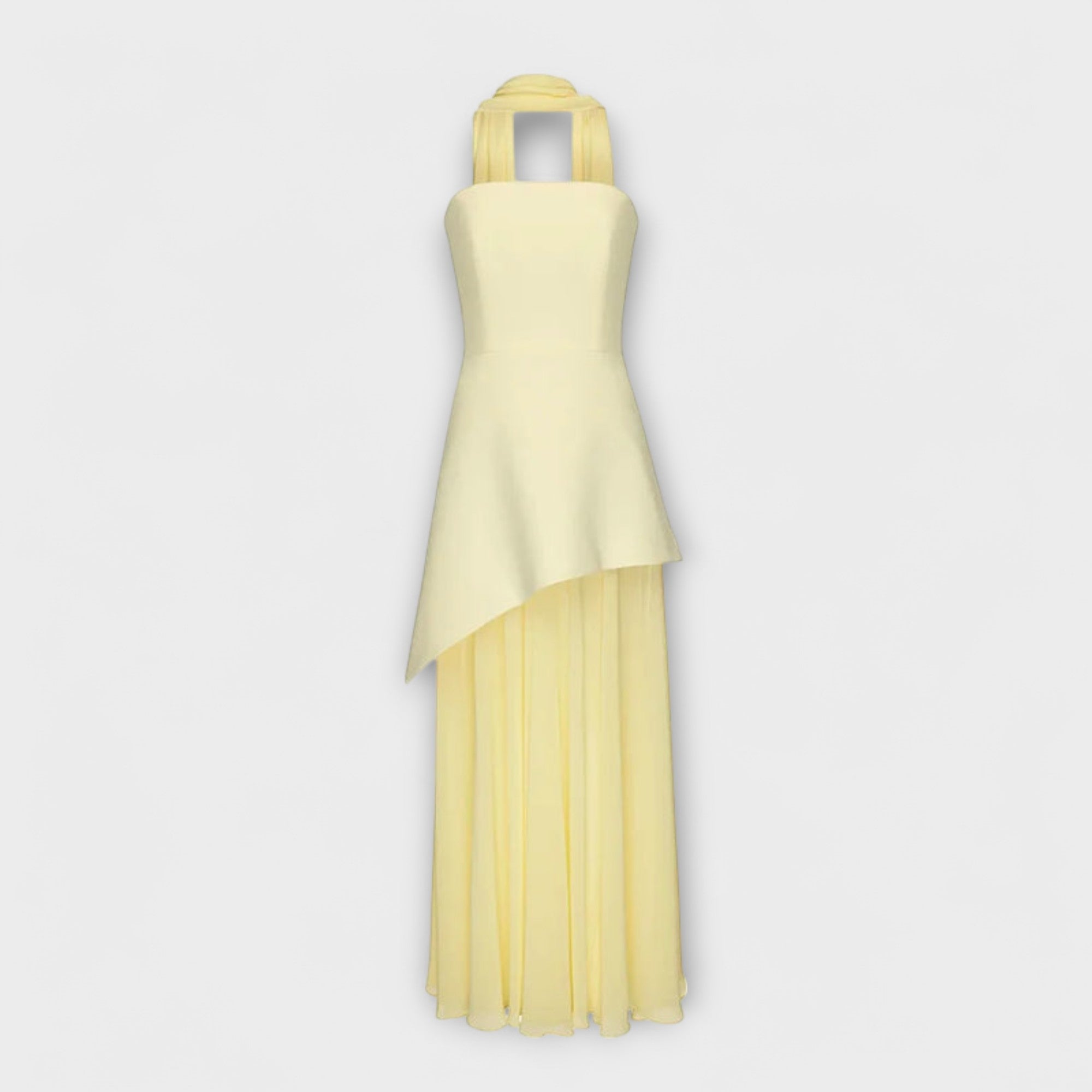 Goldie - Maxi Kjole Laget av Chiffon