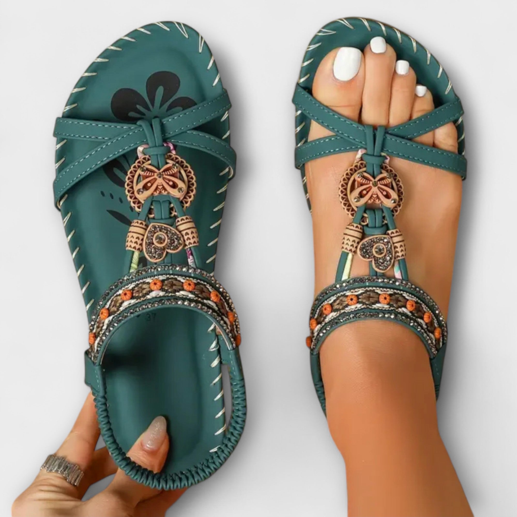 Claudia - Ortopediske sandaler inspirert av Ibiza