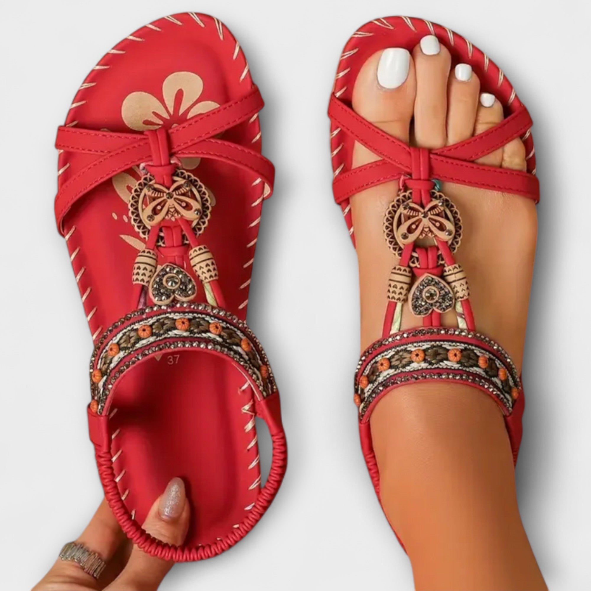 Claudia - Ortopediske sandaler inspirert av Ibiza