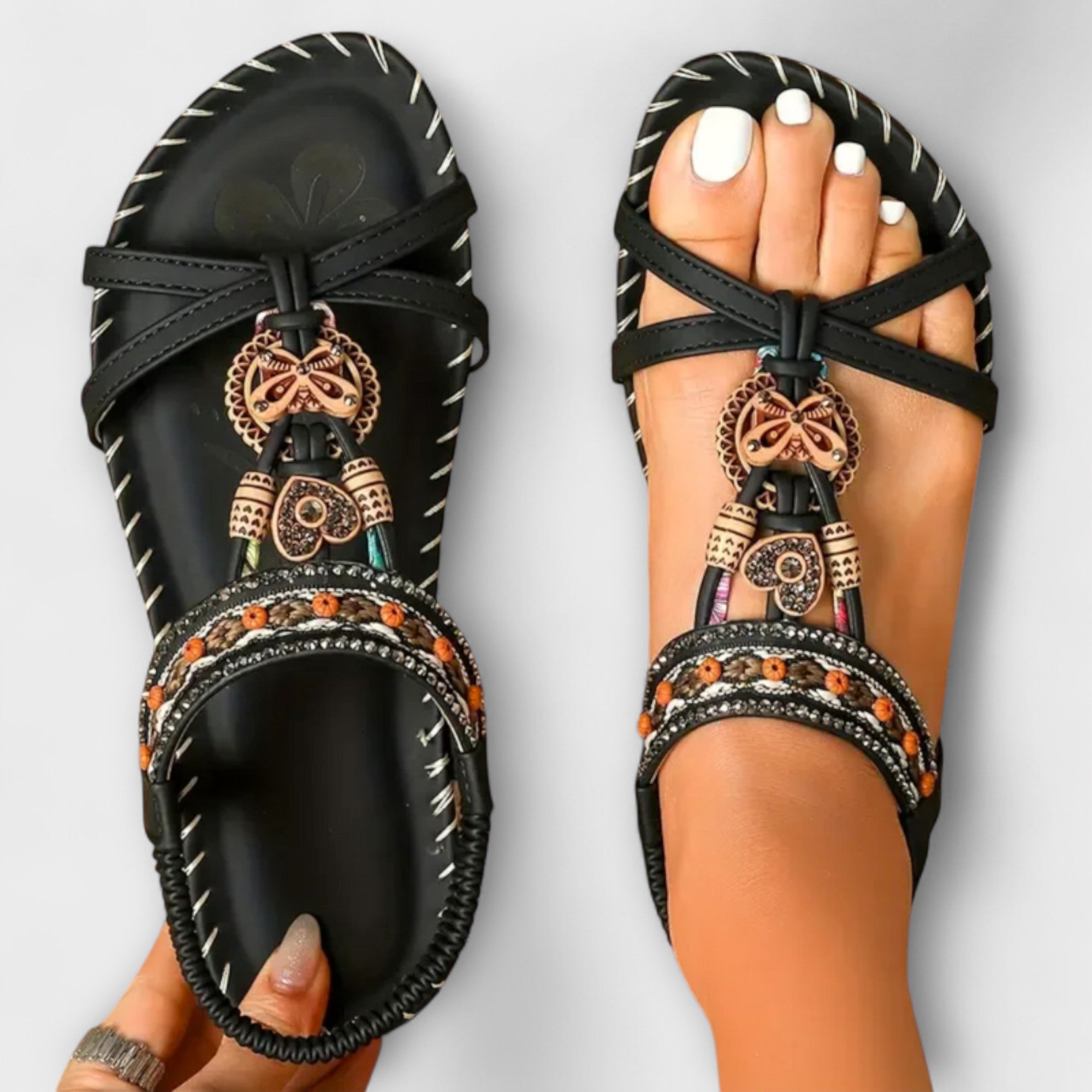 Claudia - Ortopediske sandaler inspirert av Ibiza