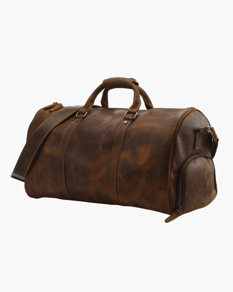 Montague Lær Duffle