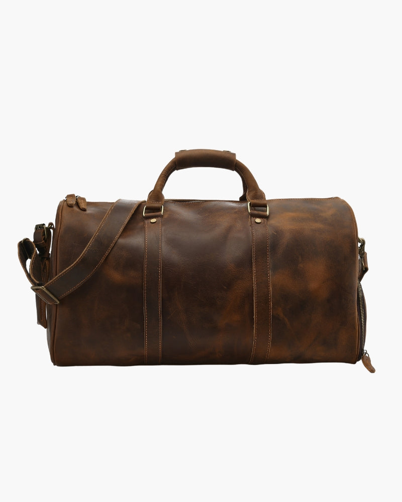 Montague Lær Duffle