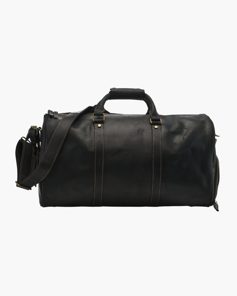 Montague Lær Duffle