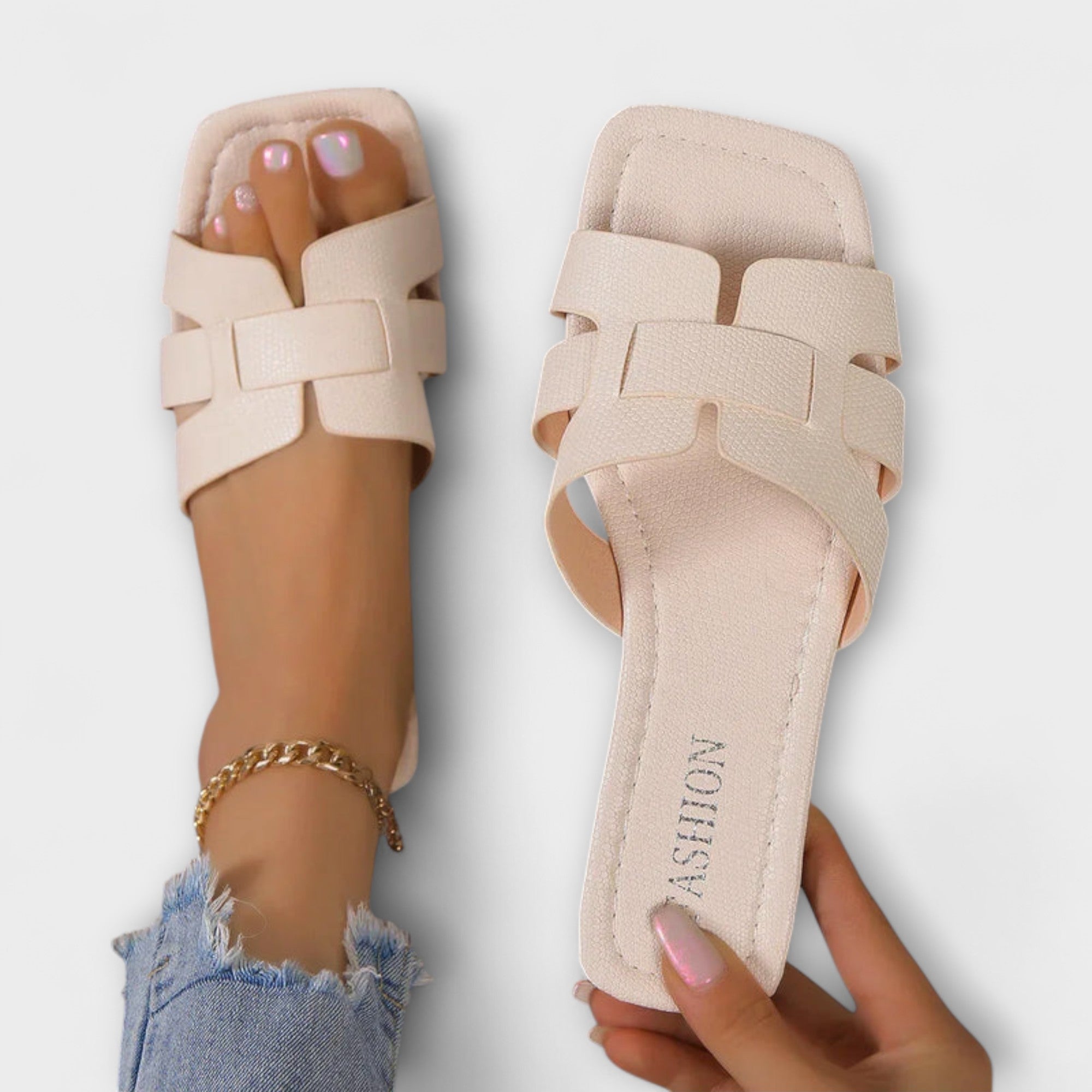 Diva - Flate Sandaler for Kvinner