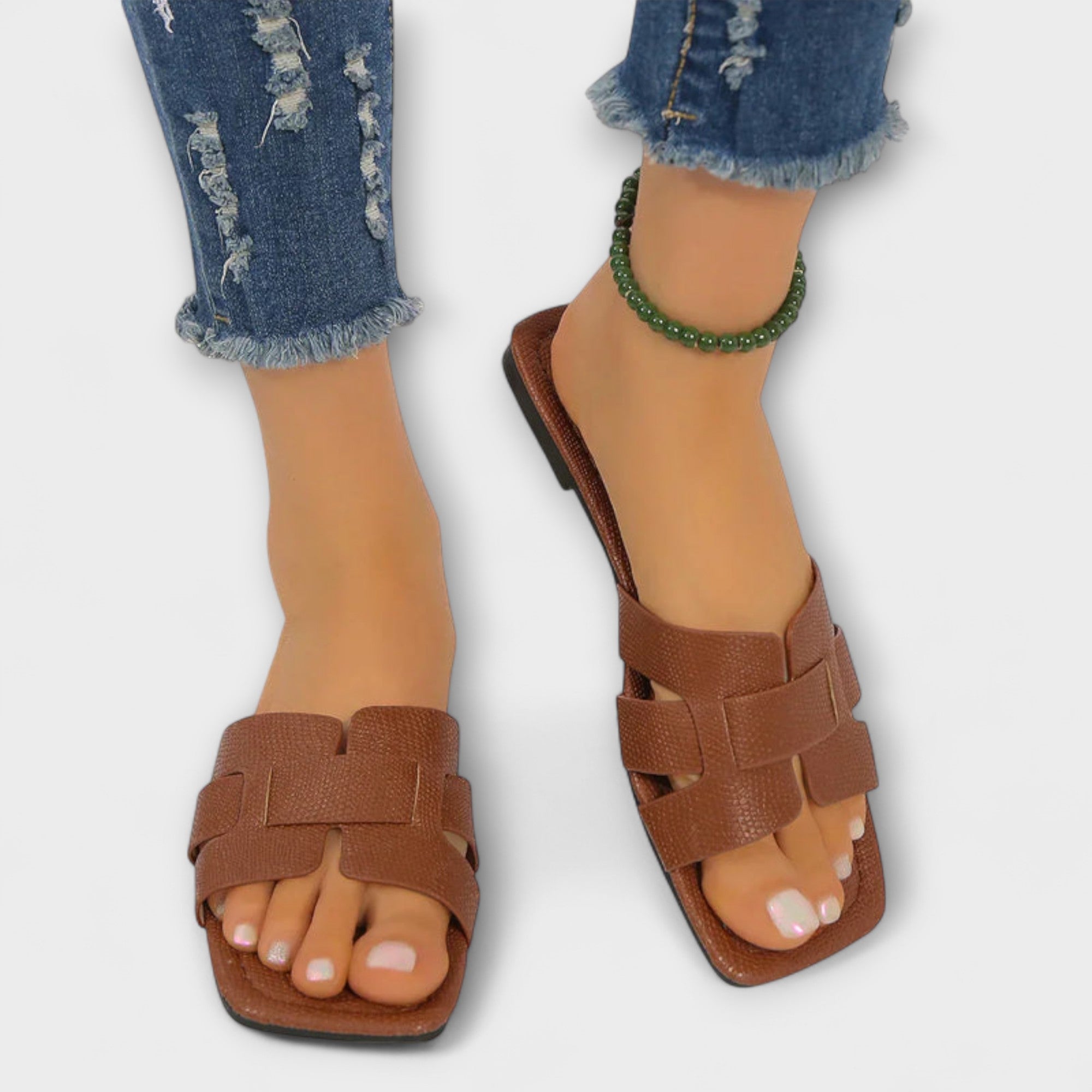 Diva - Flate Sandaler for Kvinner
