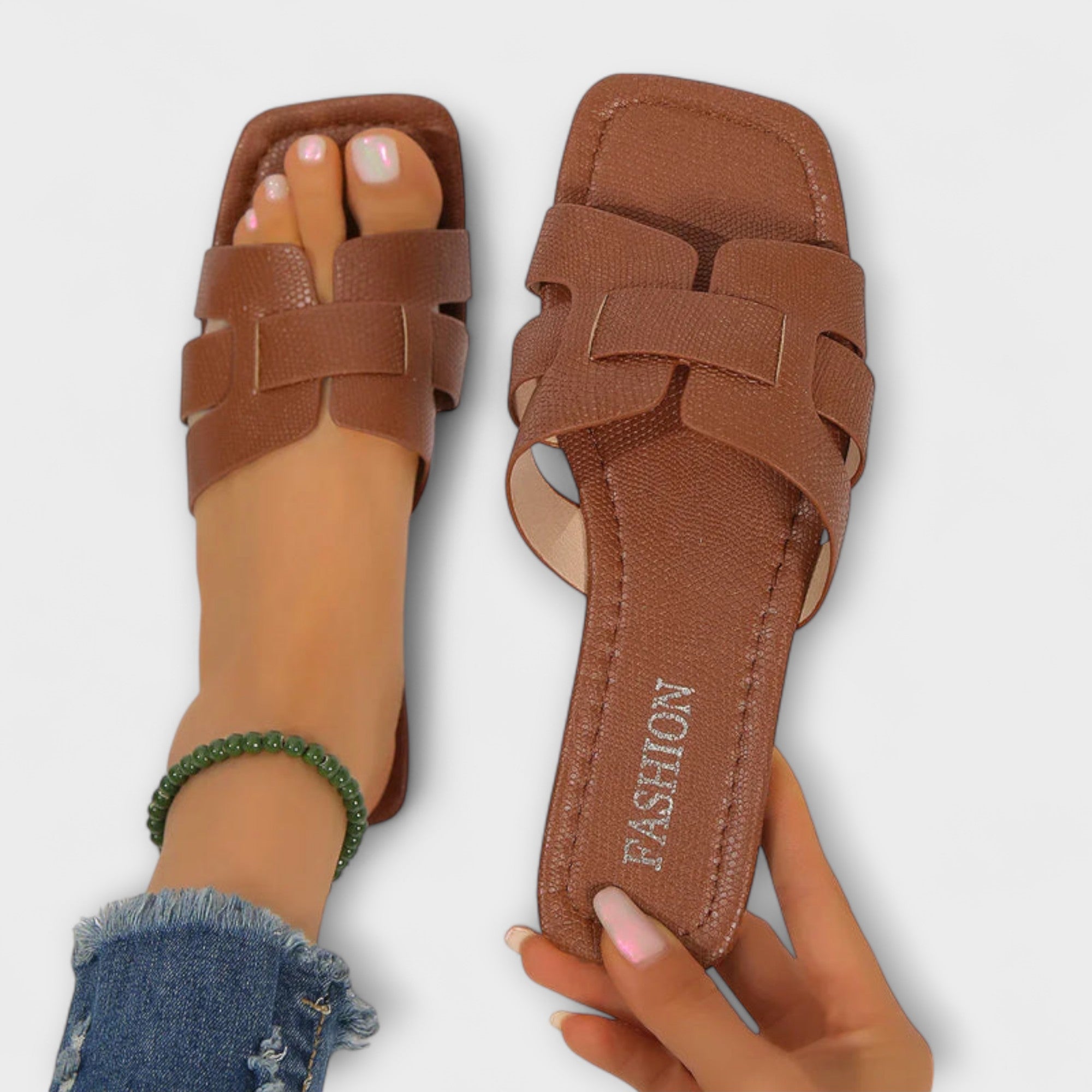 Diva - Flate Sandaler for Kvinner