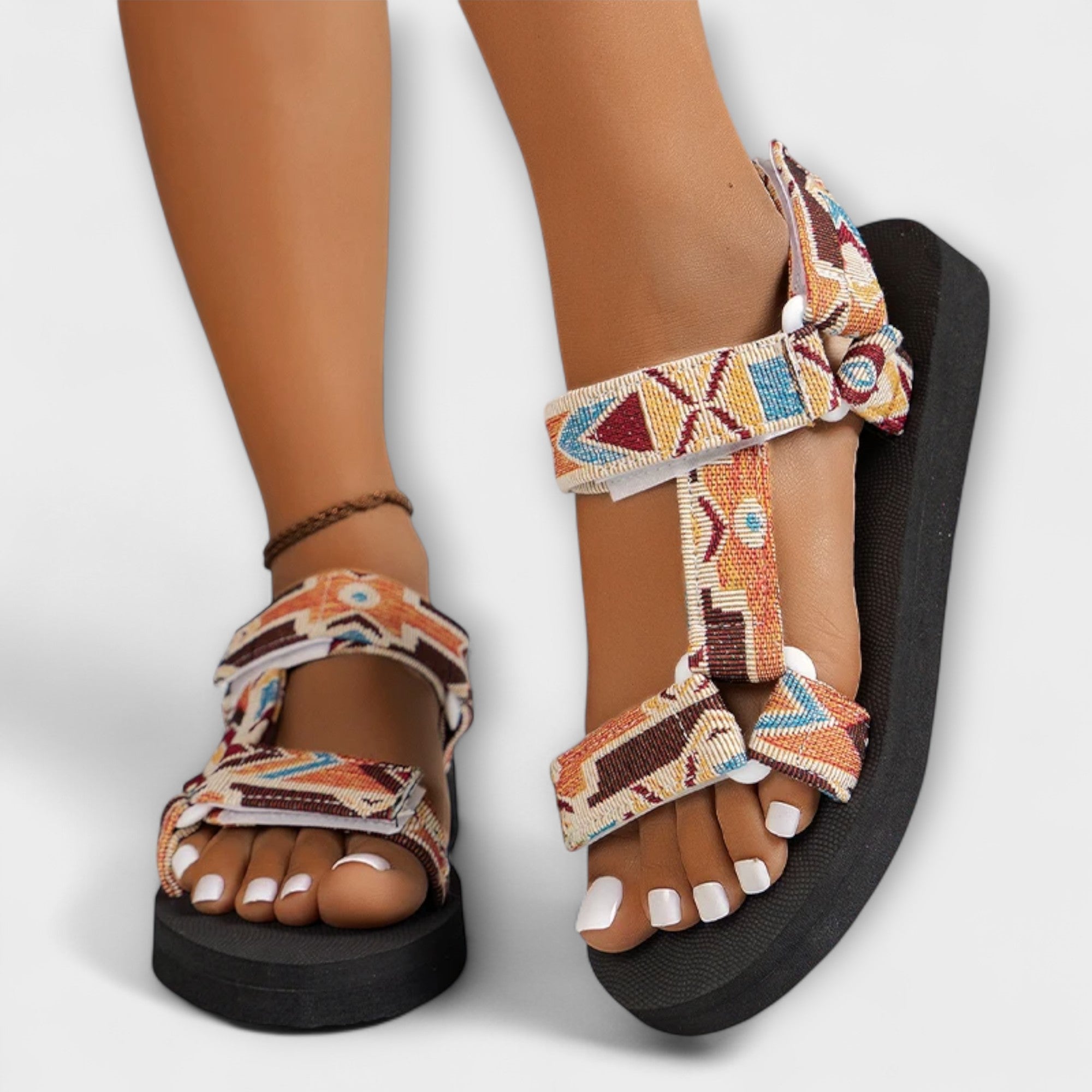 Sommer Flate Kvinne Sandaler Laget av Hamp Tau