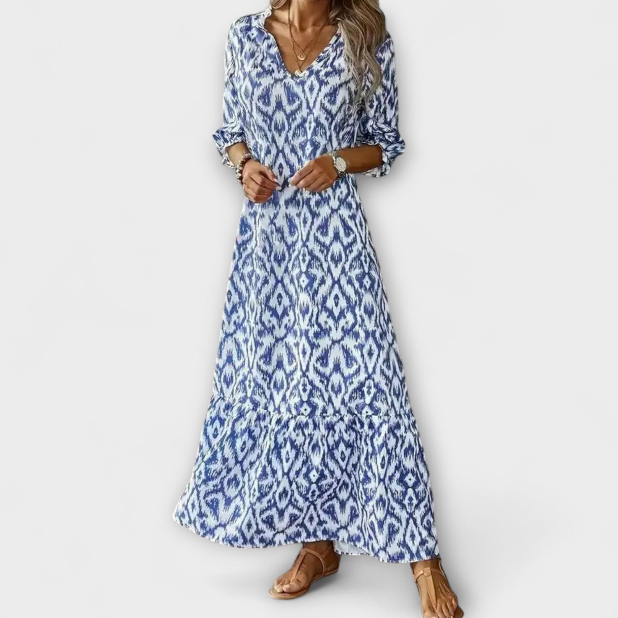 Elegant Kvinners Maxi Kjole