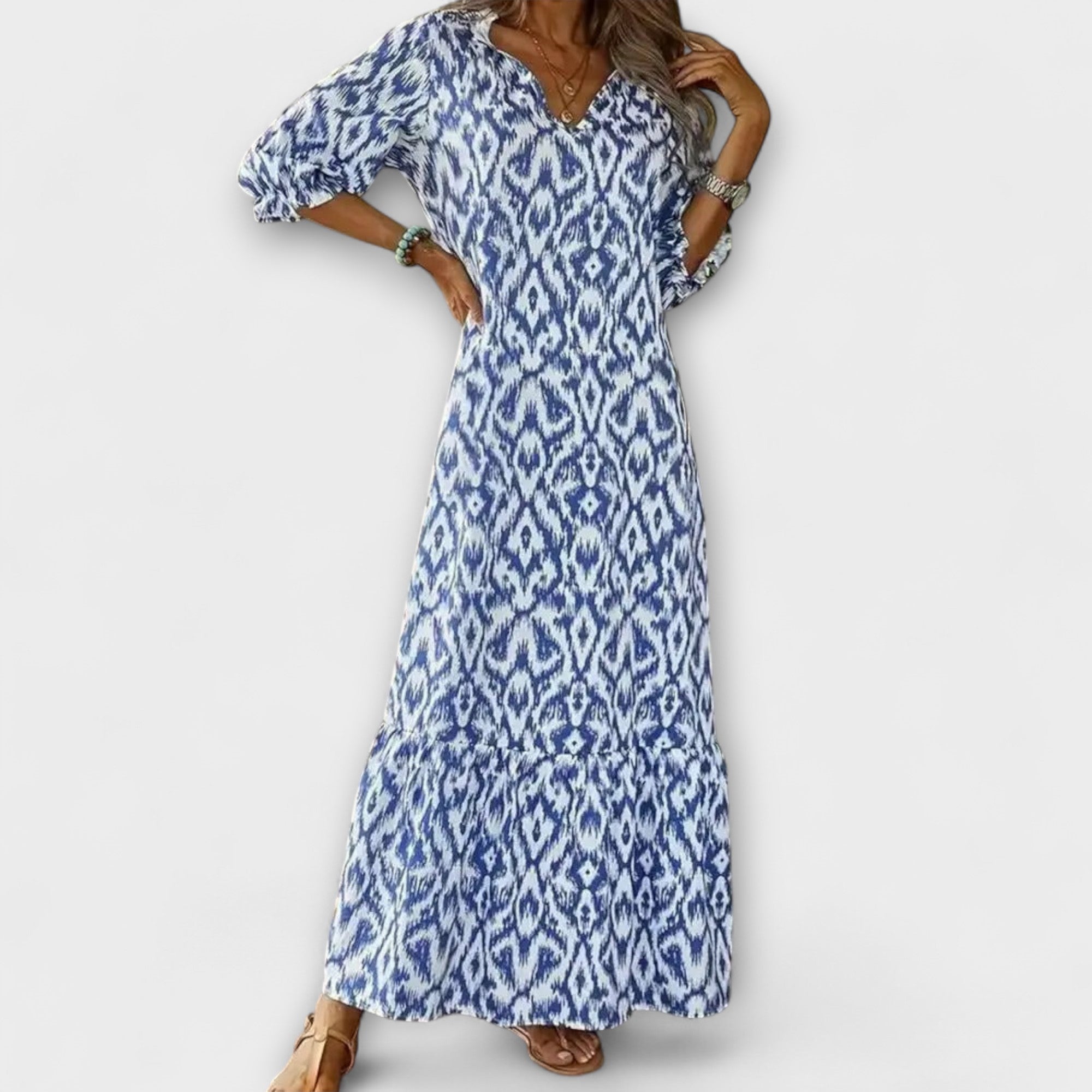 Elegant Kvinners Maxi Kjole